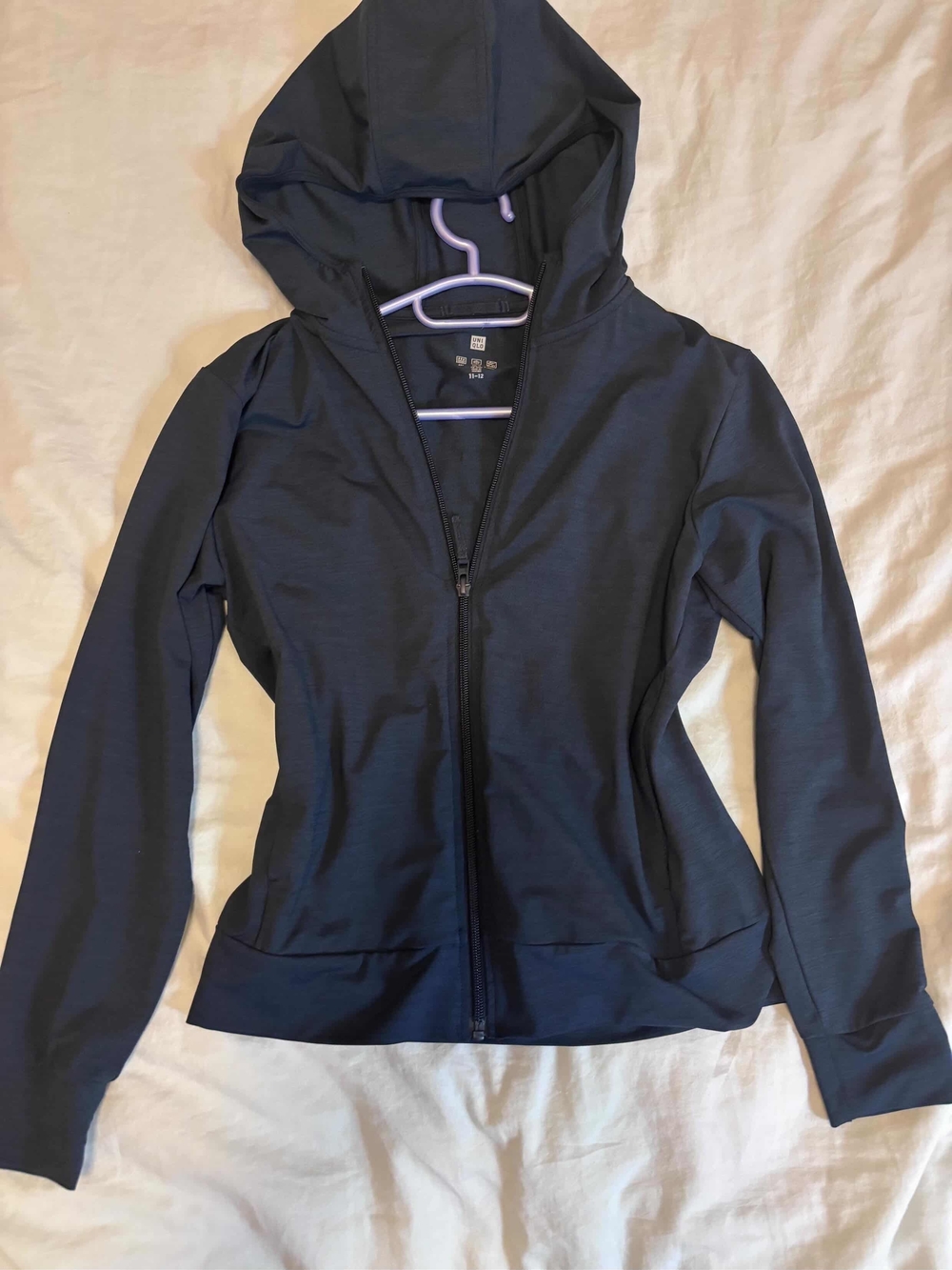 UV Navy Hooded Zip-Up Jacket